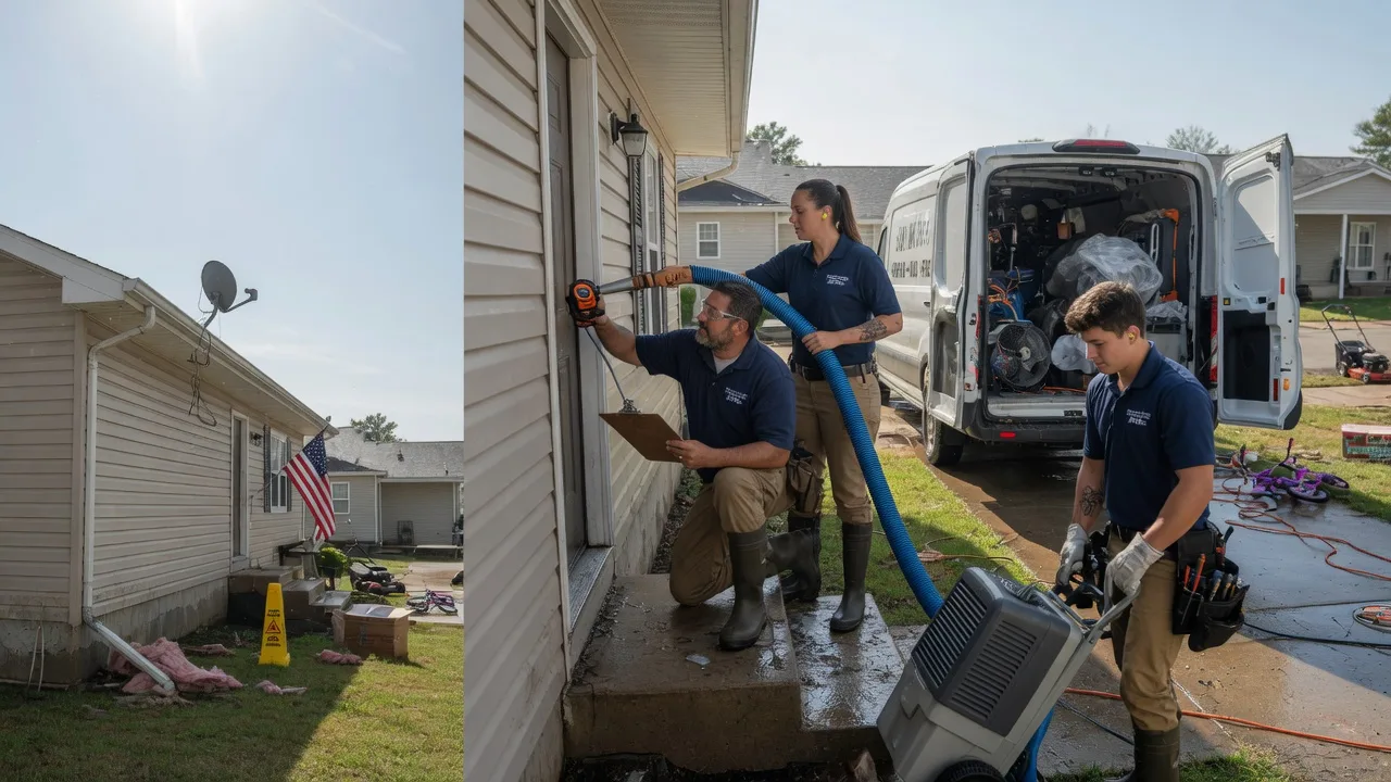 Ceiling Water Damage Restoration in Mount Freedom, NJ near me